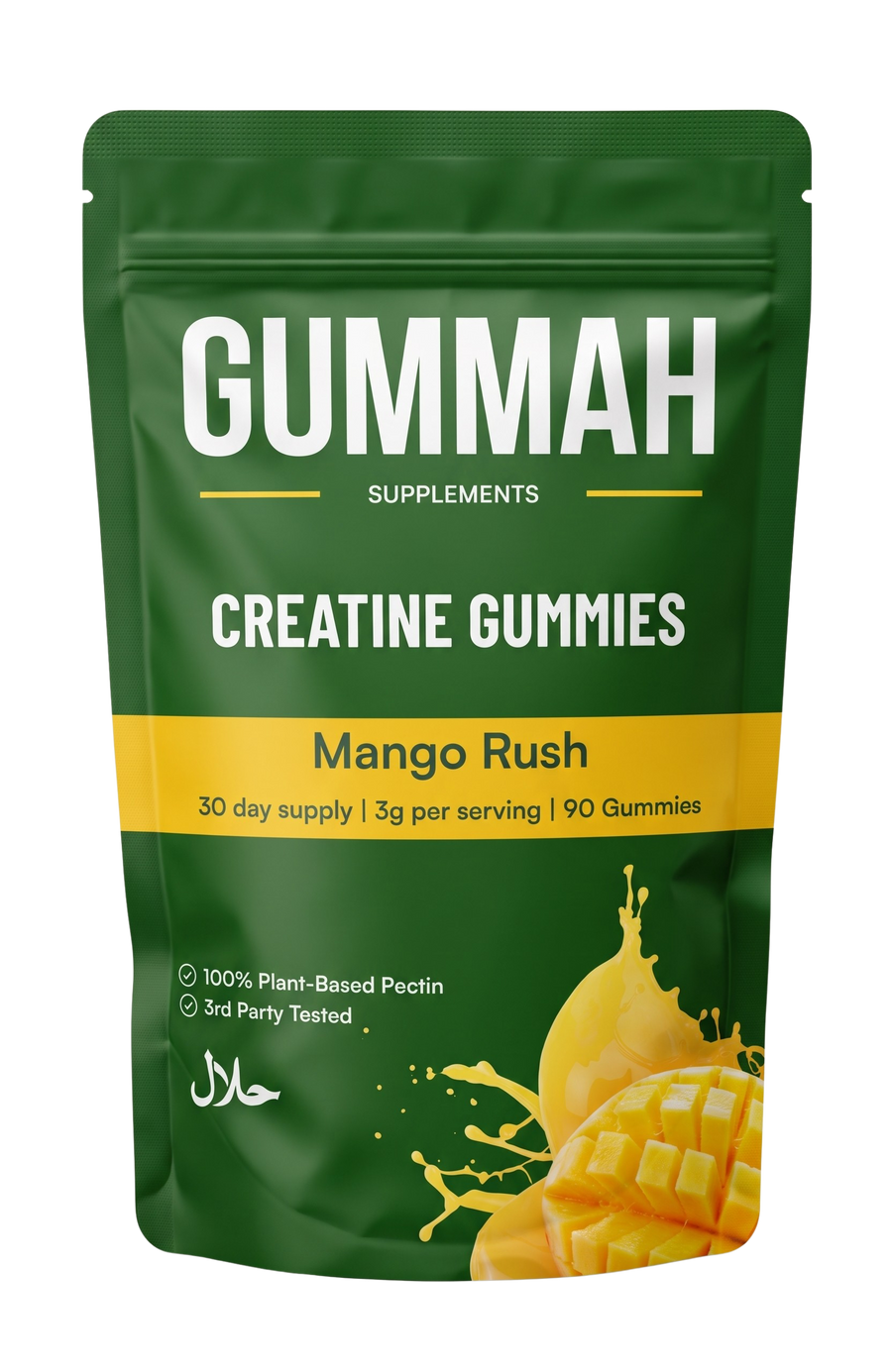 Halal Creatine Gummies - Mango Rush Flavour